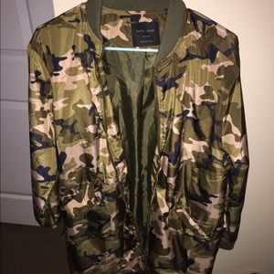 Camo Bomber Jacket